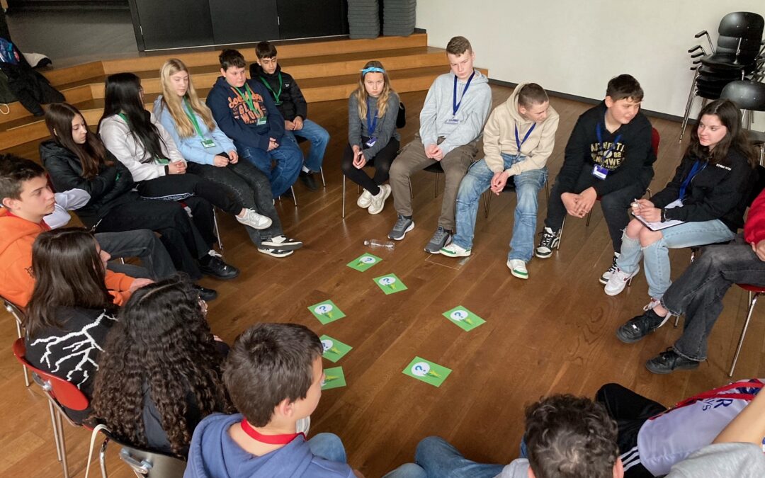 Besuch der 7a bei der Villa Schöpflin